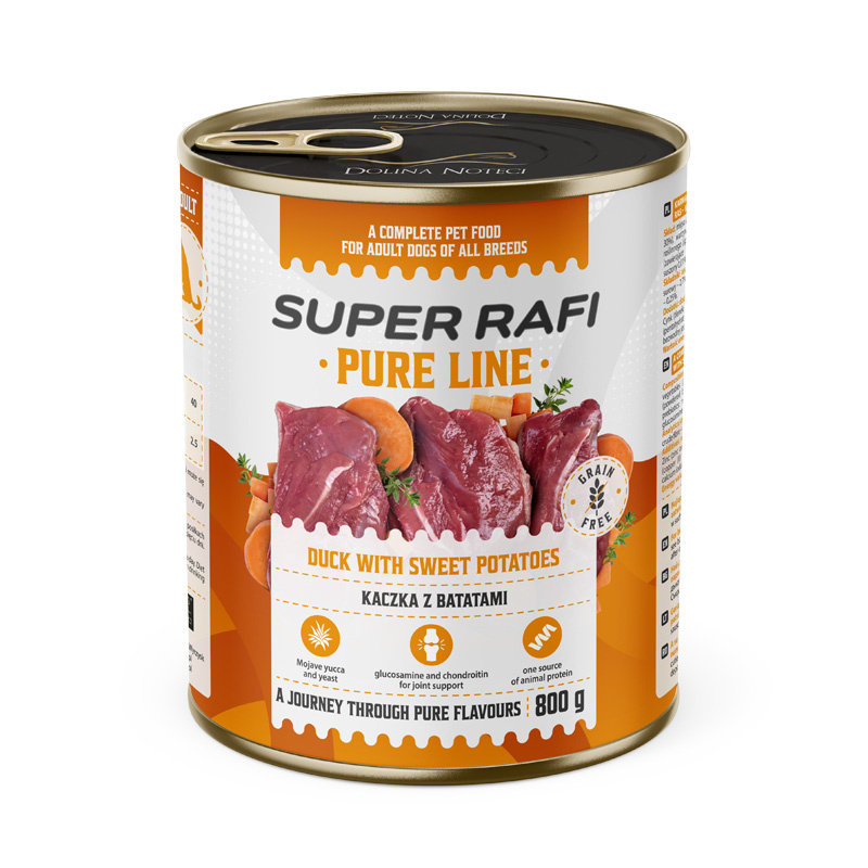 Rafi Pure Line kaczka z batatem adult 800 g