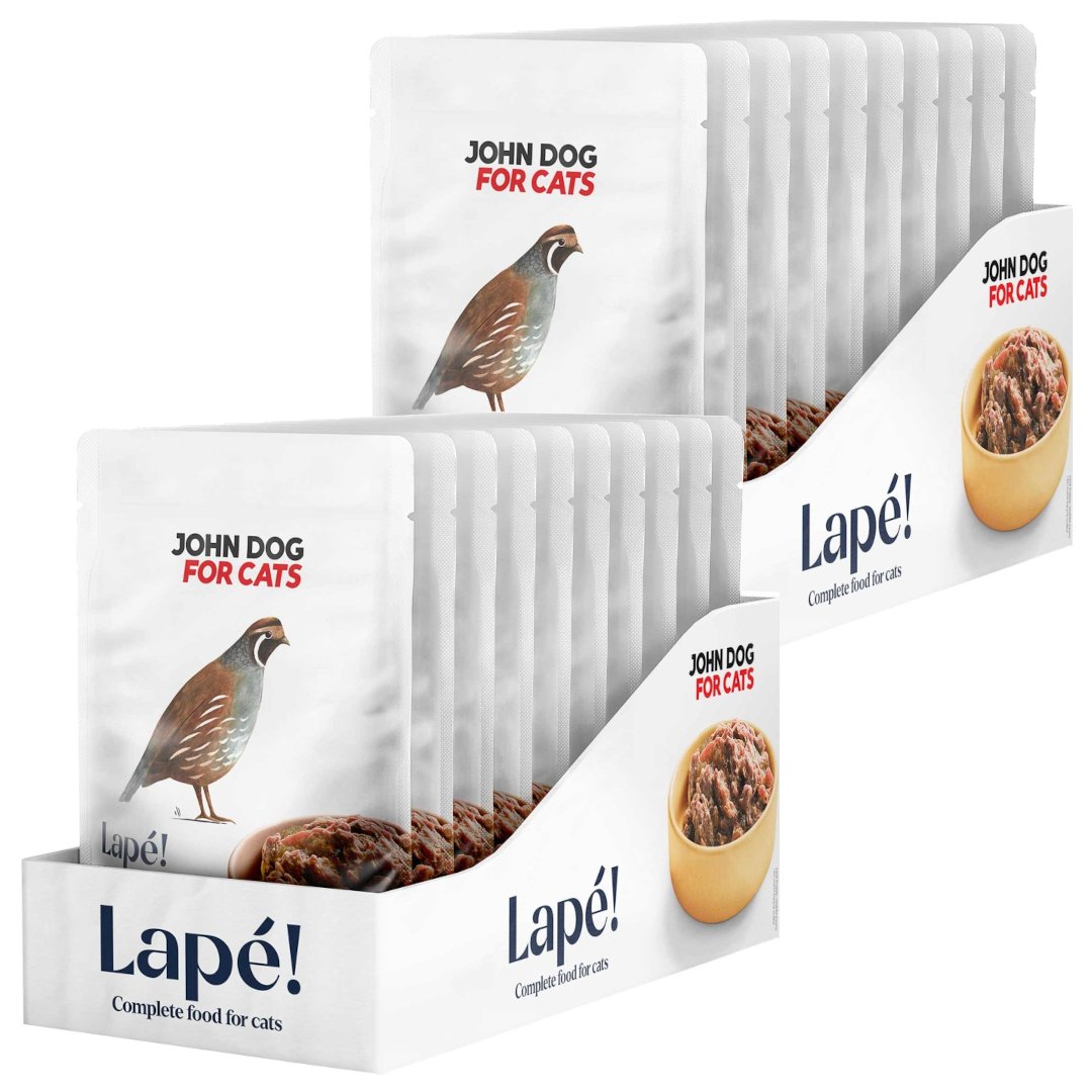 John Dog Lapé przepiórka pasztet adult 100 g × 20