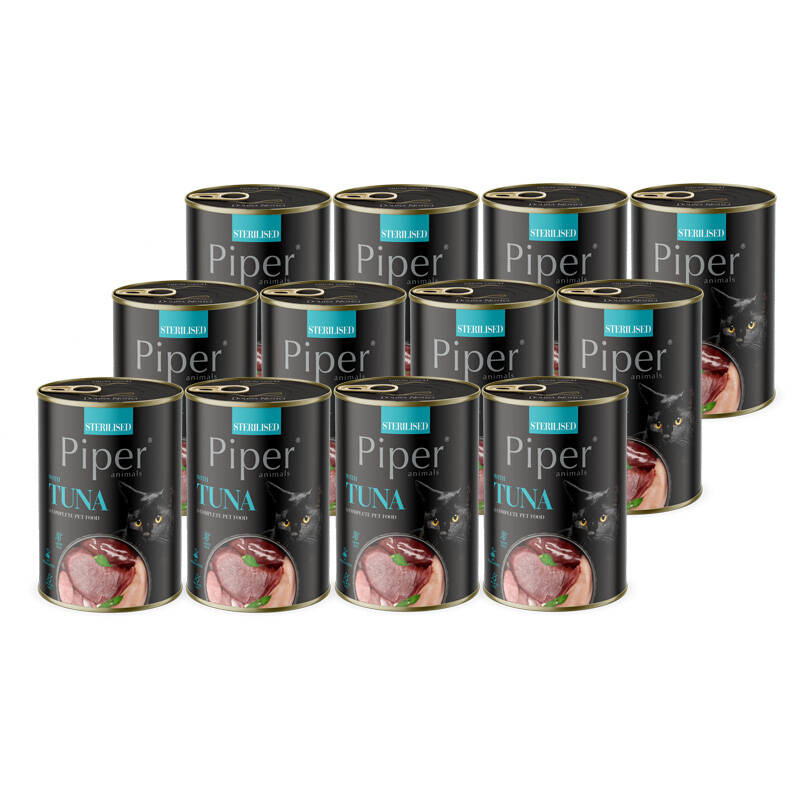Piper Animals Sterilised tuńczyk adult 400 g × 12