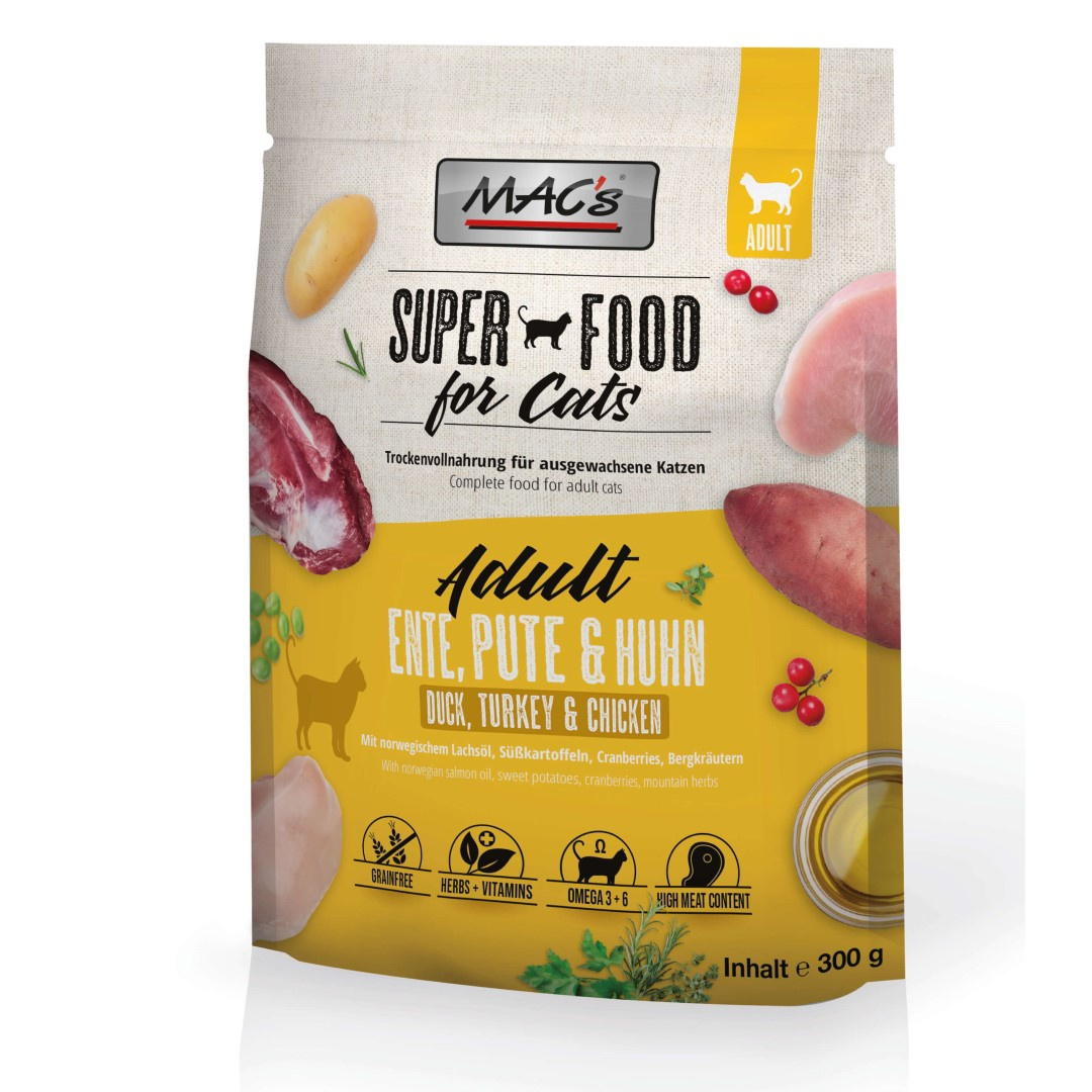 MAC's Cat indyk, kaczka, kurczak adult 300 g