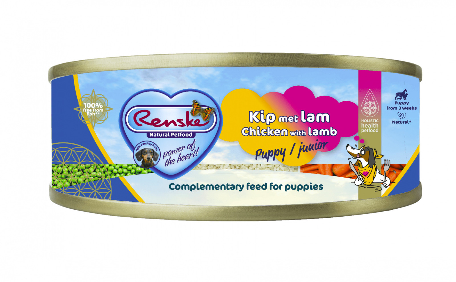 Renske jagnięcina, kurczak puppy 95 g