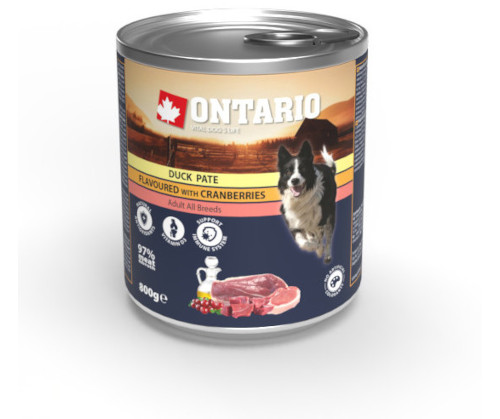 Ontario Pate kaczka adult 800 g