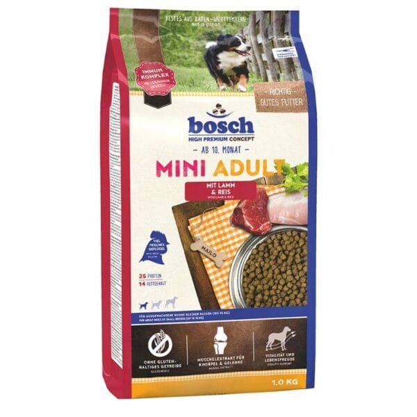 Bosch jagnięcina z ryżem adult małe rasy 1 kg