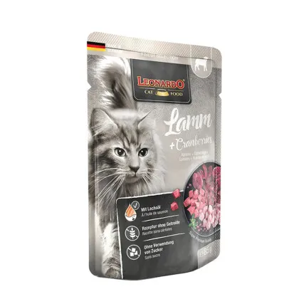 Leonardo Finest Selection jagnięcina z żurawiną kawałki 85 g