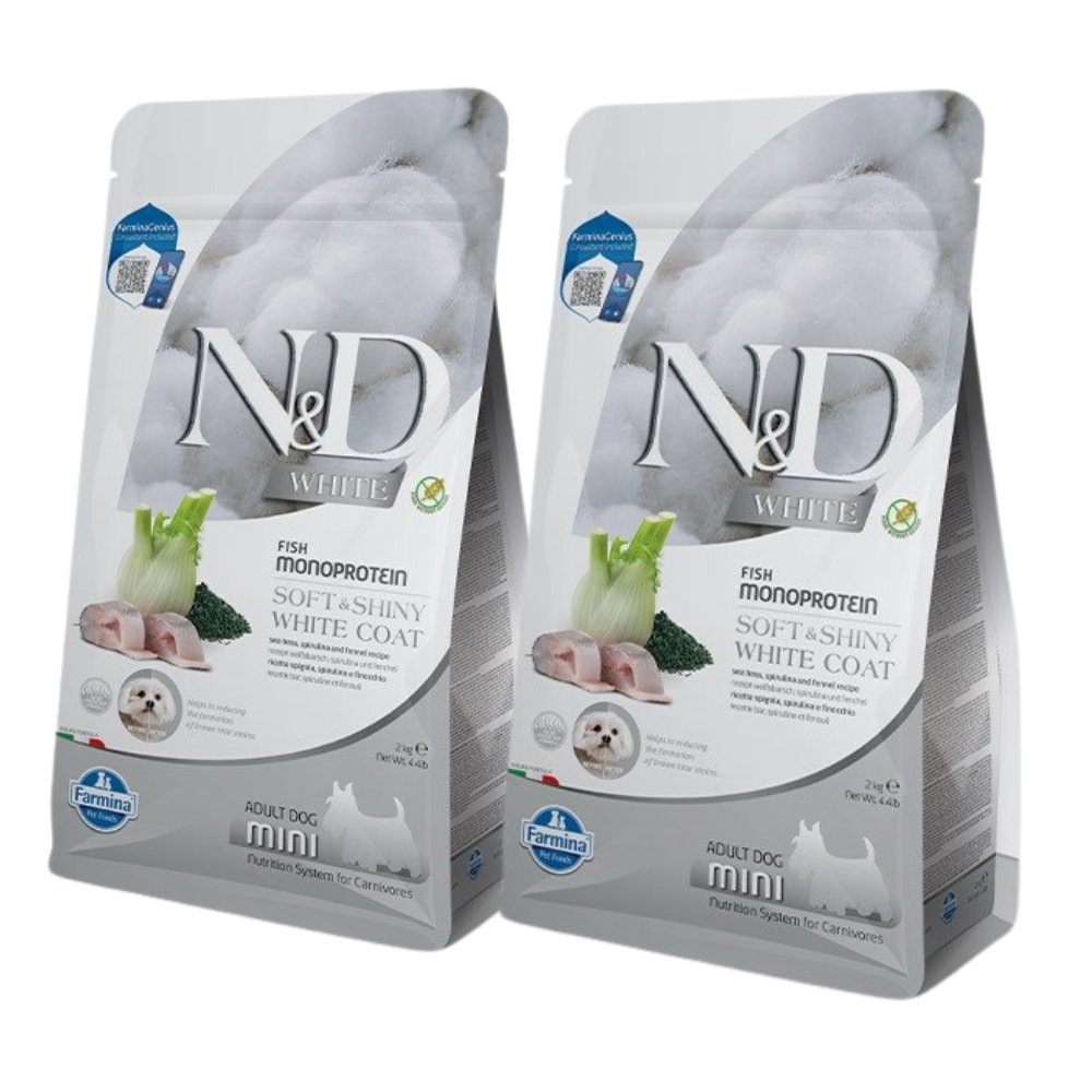 Farmina N&D adult małe rasy 2 kg × 2