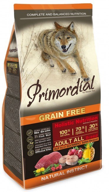 Primordial Grain Free bawół, makrela adult 2 kg
