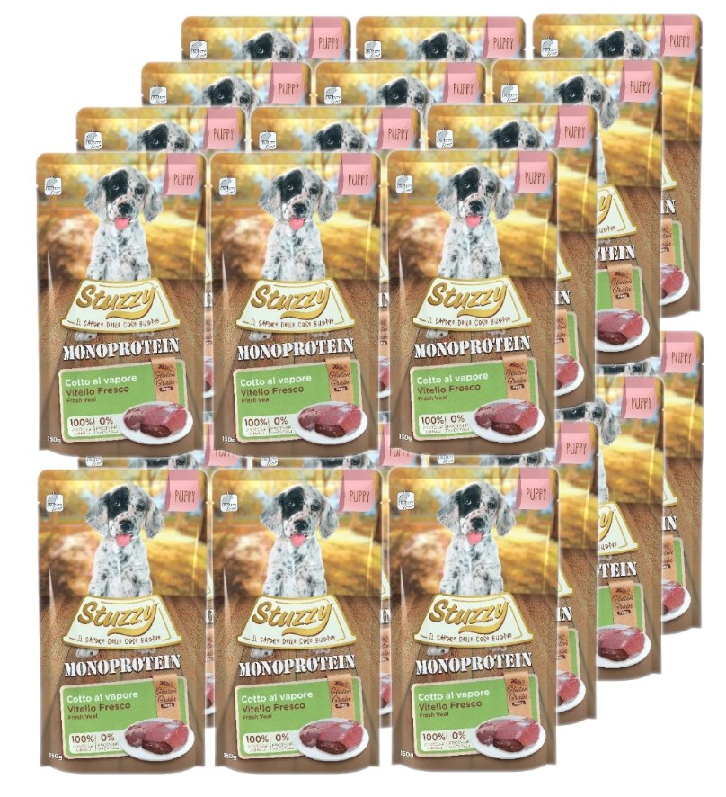 Stuzzy Monoprotein cielęcina puppy 150 g × 24