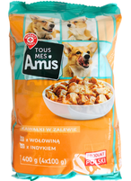 Tous Mes Amis indyk, wołowina 100 g × 4