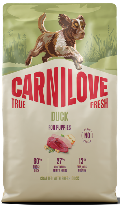 Carnilove True Fresh kaczka puppy 4 kg