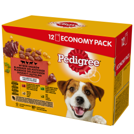 Pedigree drób, jagnięcina, kurczak, wołowina adult 100 g × 12