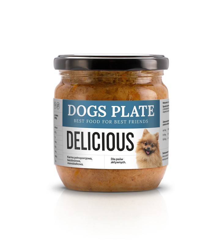 Dogs Plate Delicious kaczka 360 g