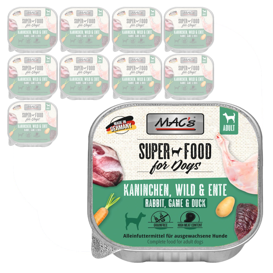 MAC's jeleń, kaczka, królik 150 g × 10