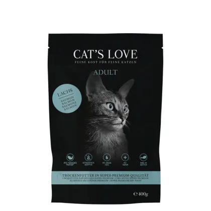 CAT'S LOVE Digestive Hairball łosoś adult 400 g