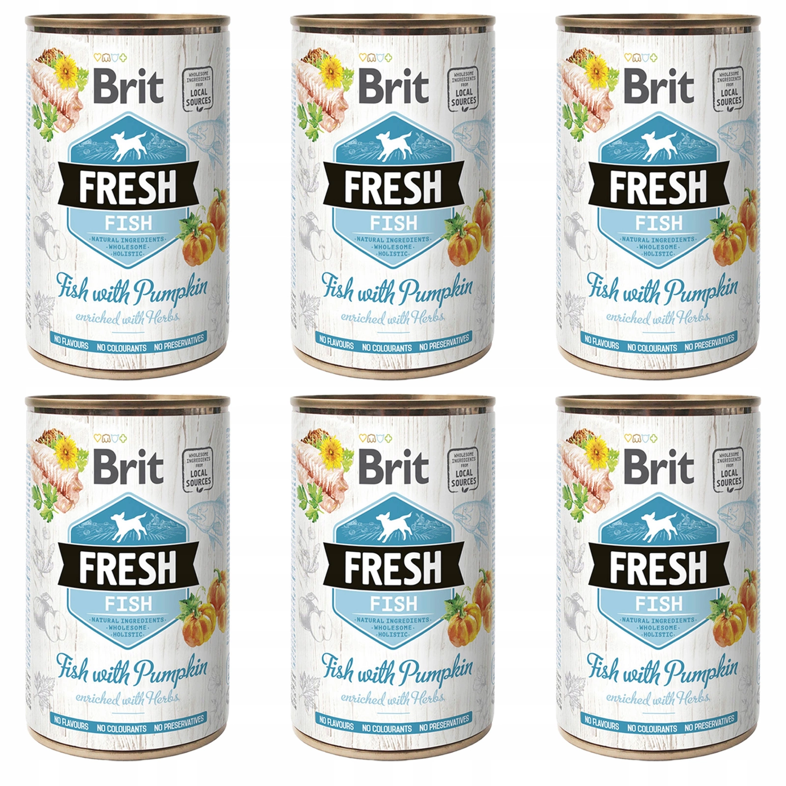 Brit Fresh ryba 400 g × 6