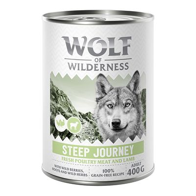 Wolf of Wilderness Expedition drób, jagnięcina adult 400 g × 6