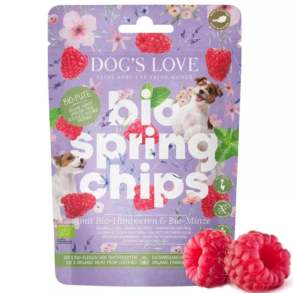 Dog's Love Bio Springs Chips indyk 150 g