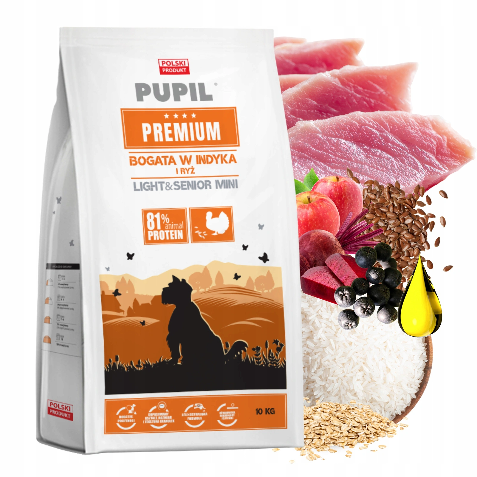 Pupil Premium indyk senior małe rasy 10 kg