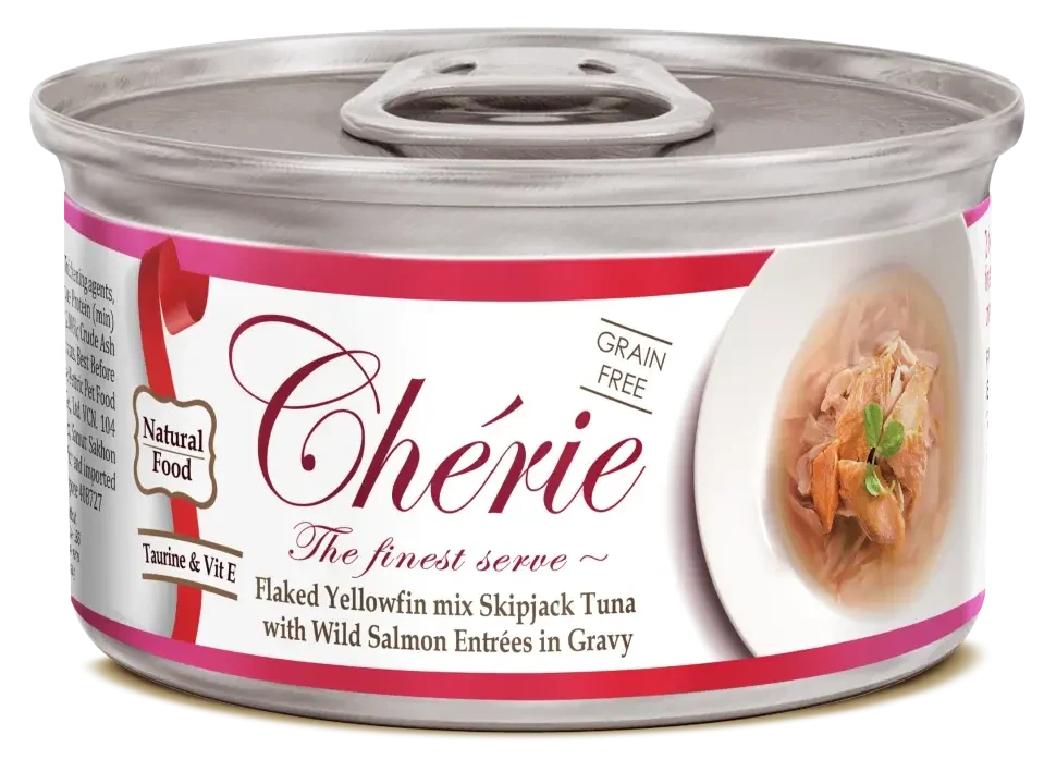 Cherie tuńczyk, łosoś w sosie 80 g