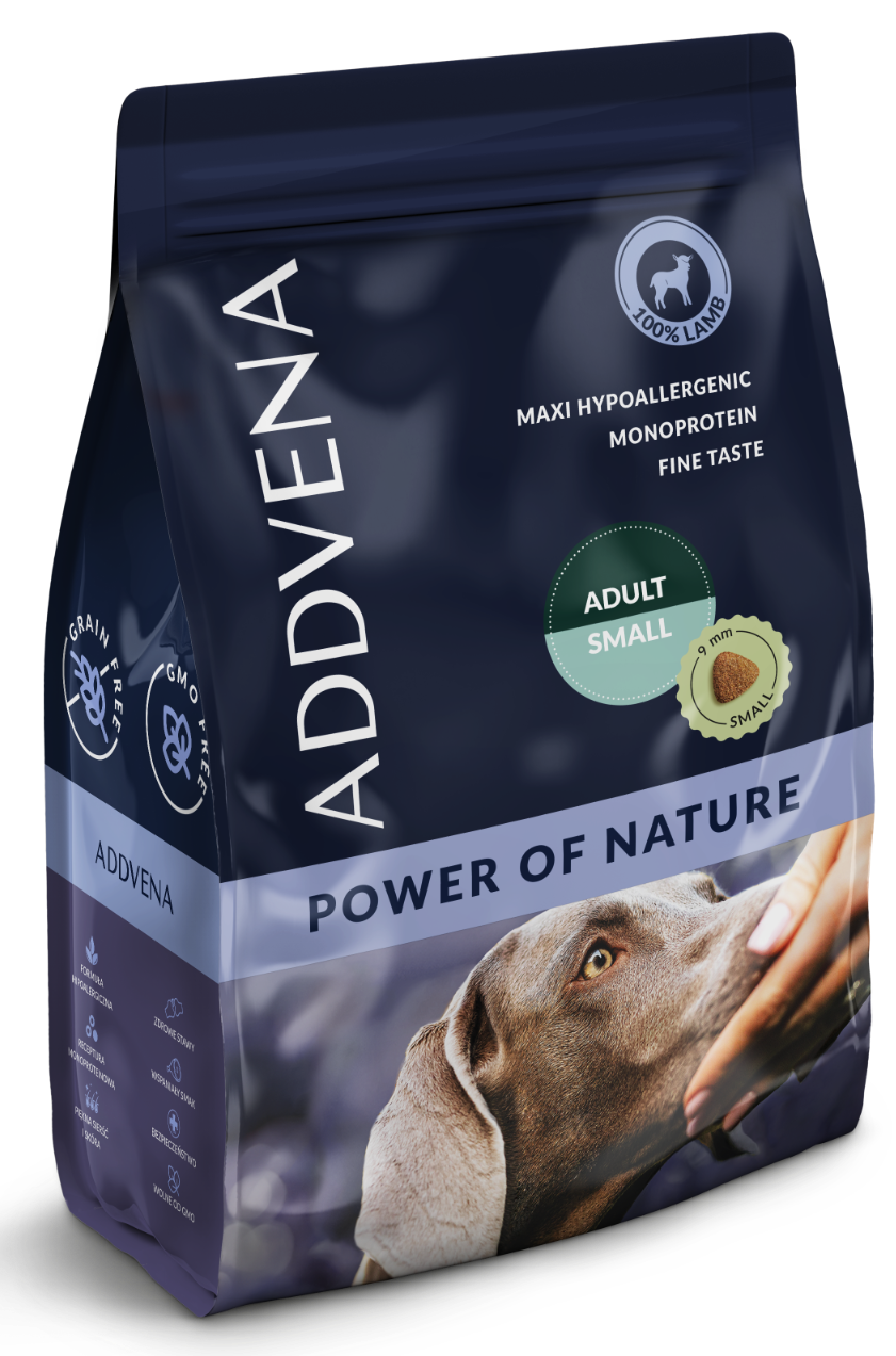 Addvena Power of Nature jagnięcina adult małe rasy 2,5 kg