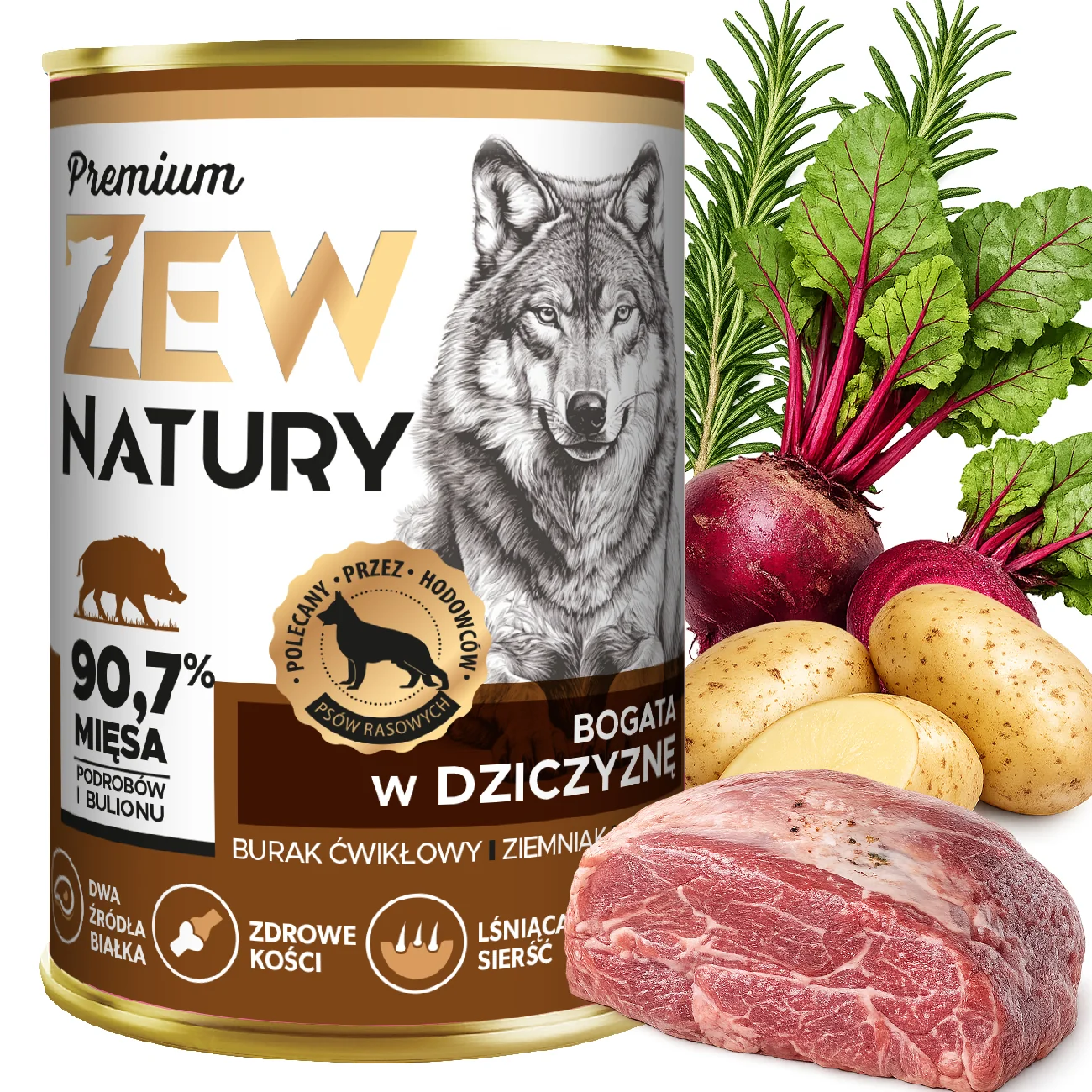 Zew Natury Premium dziczyzna adult 400 g