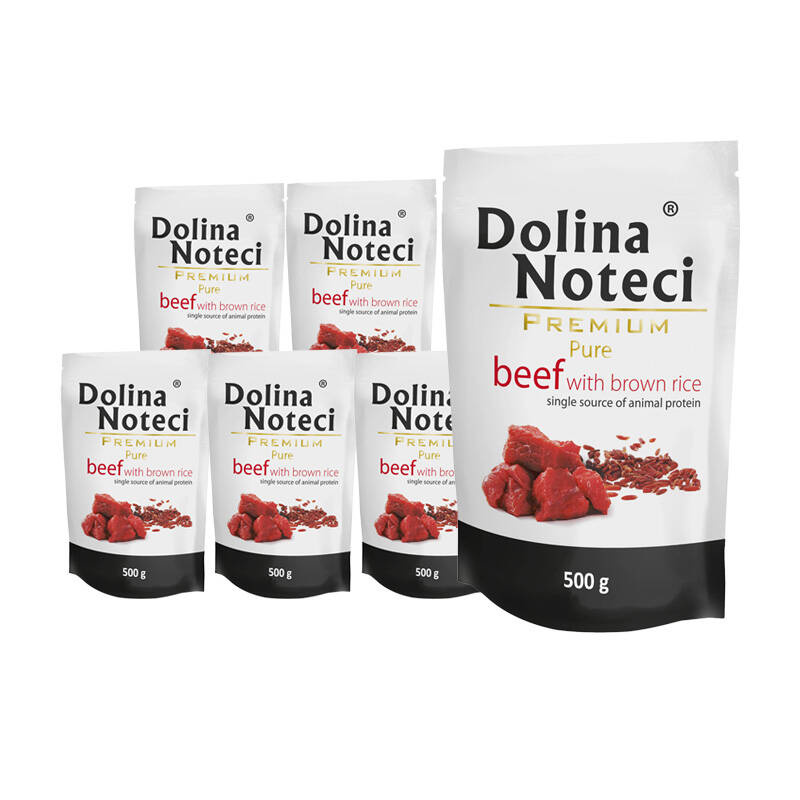 Dolina Noteci Premium Pure wołowina z ryżem 500 g × 10