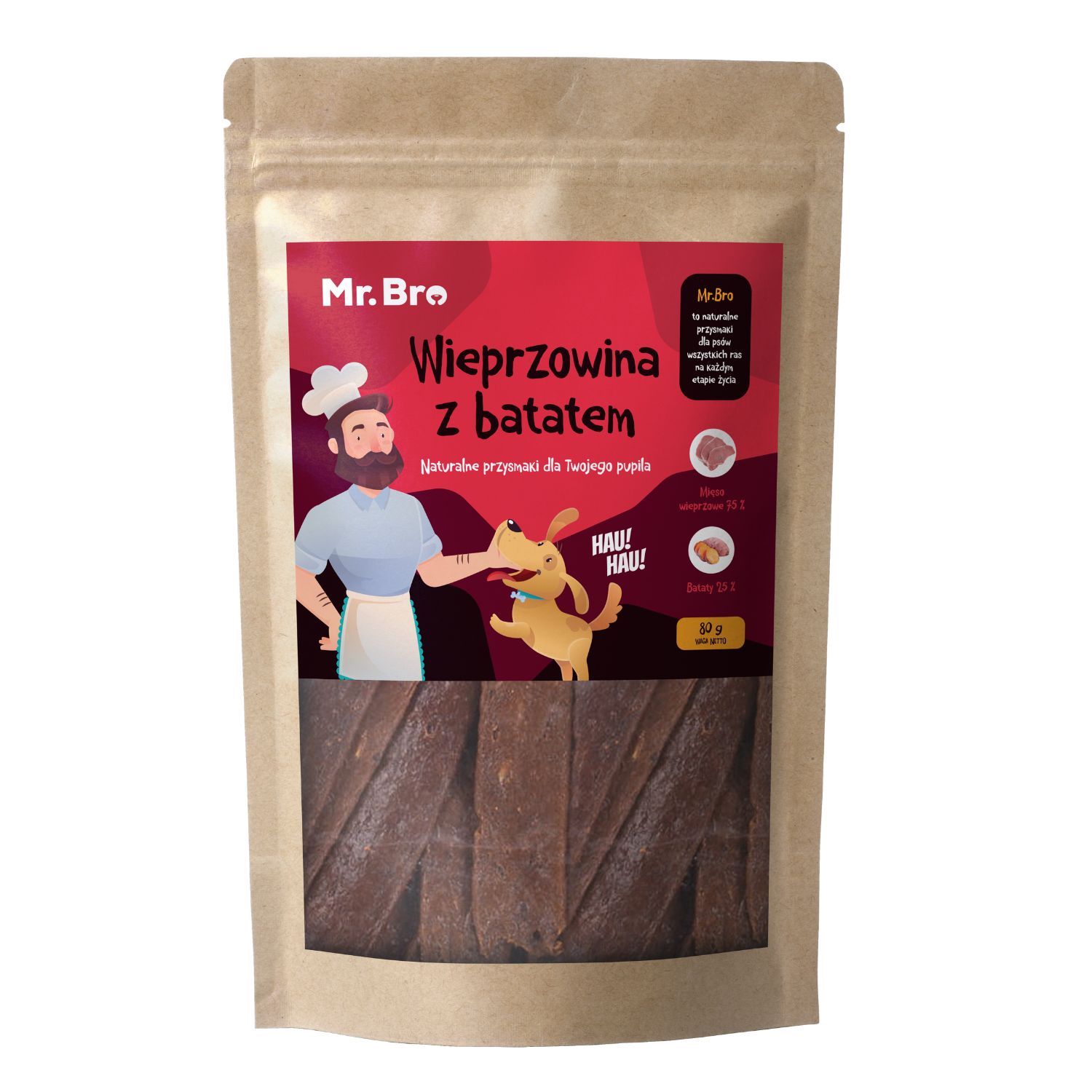 Mr. Bro Strips wieprzowina 80 g