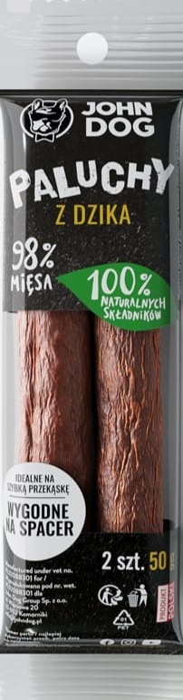 John Dog Paluch Premium dzik 25 g × 2