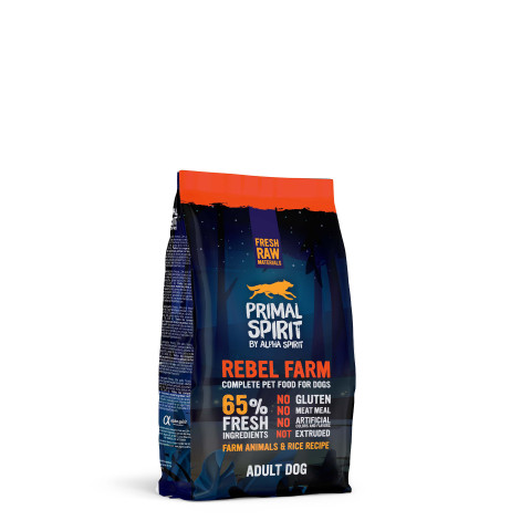 Primal Spirit 65% Rebel Farm kurczak, ryba adult 1 kg