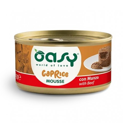Oasy Caprice Digestive Skin & Coat wołowina pasztet adult 85 g