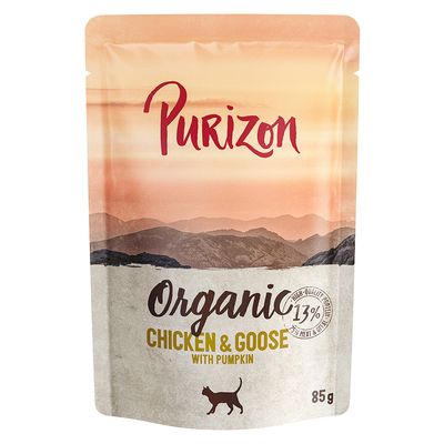 Purizon Organic kurczak, gęś z dynią pasztet adult 85 g × 24