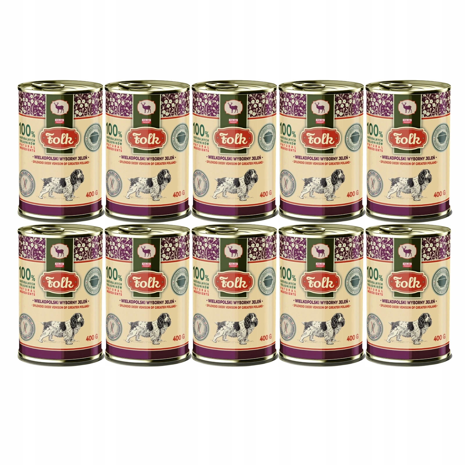 Folk jeleń adult 400 g × 10