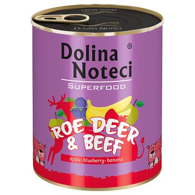 Dolina Noteci Superfood sarna, wołowina 800 g × 12