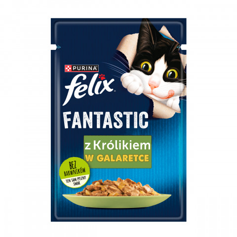 Purina Felix Fantastic Sterilised królik w galaretce 85 g