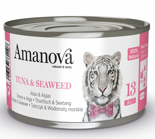 Amanova tuńczyk z wodorostami w galaretce 70 g