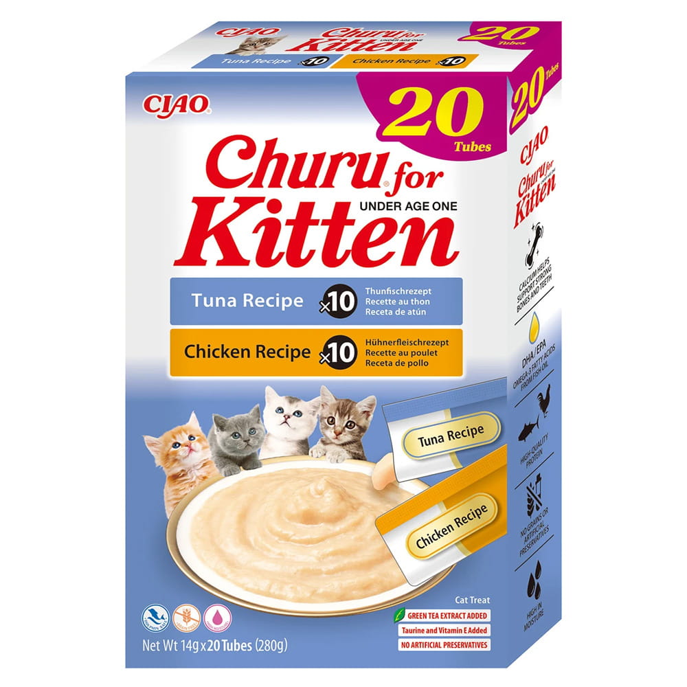 Inaba Churu mix smaków kitten 14 g × 20