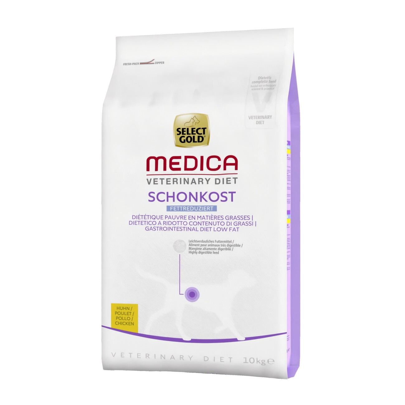 Select Gold Medica kurczak lekkostrawna Low Fat 10 kg