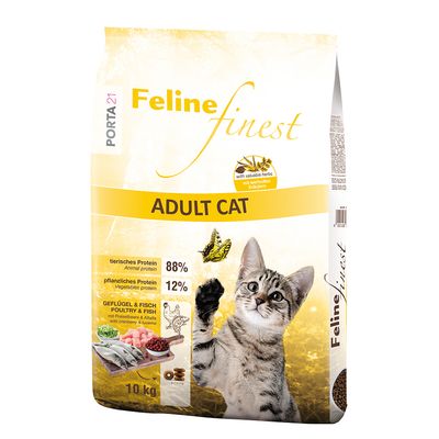 Porta 21 Feline Finest Sensitive kurczak adult 10 kg × 2