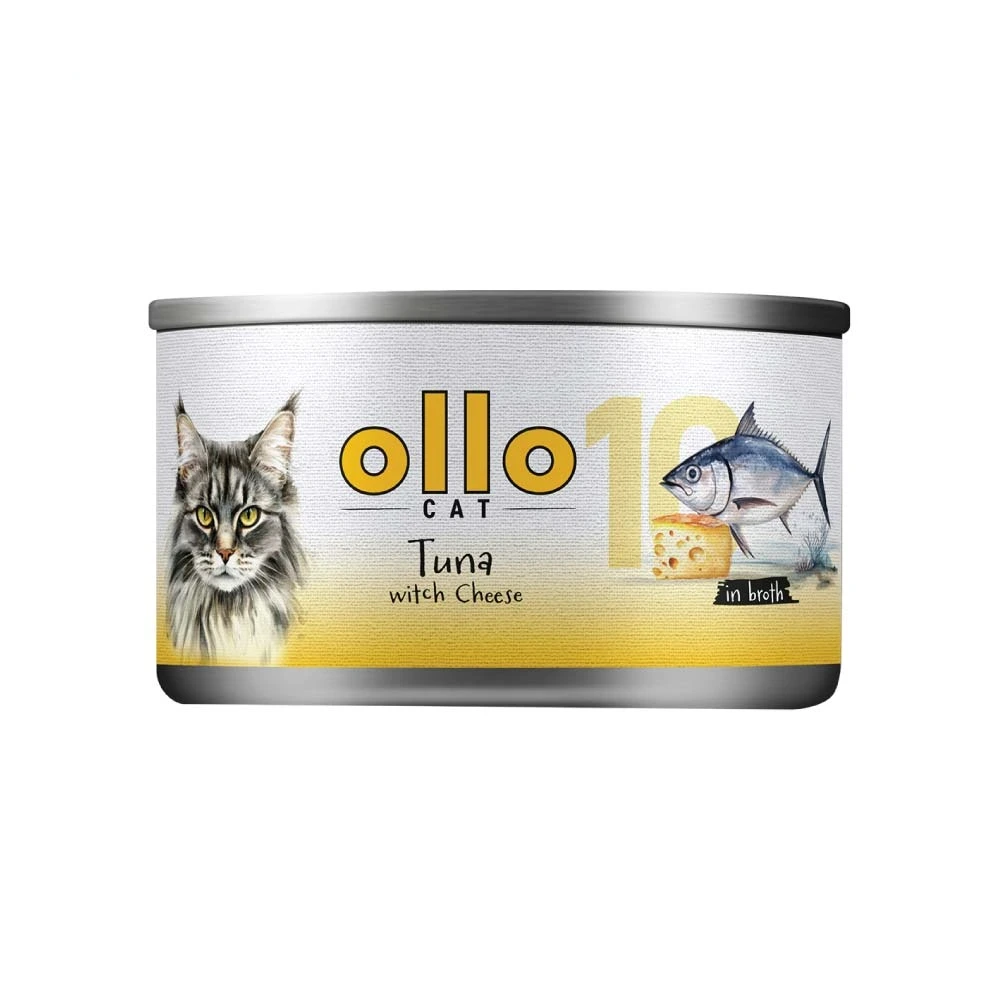 Ollo Hairball tuńczyk z serem w sosie 70 g