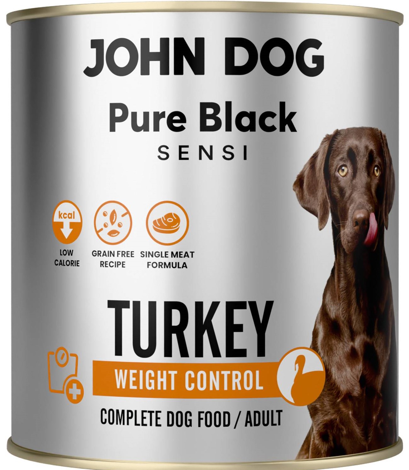 John Dog Pure Black Sensi indyk 800 g
