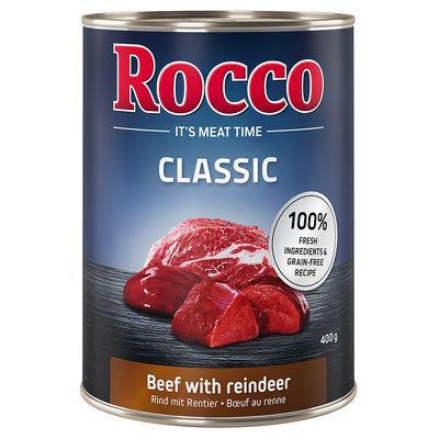 Rocco Classic renifer, wołowina adult 400 g × 24