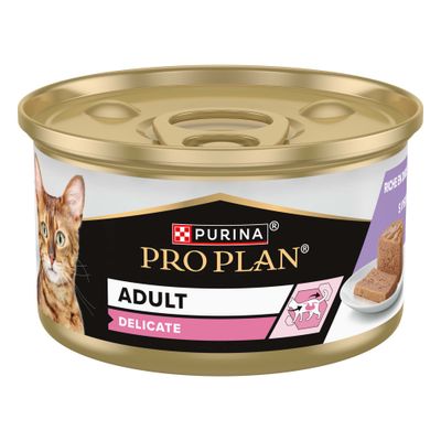 Purina Pro Plan Sensitive indyk pasztet adult 85 g × 48