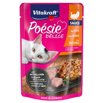Vitakraft Poésie Délice indyk w sosie 85 g × 23