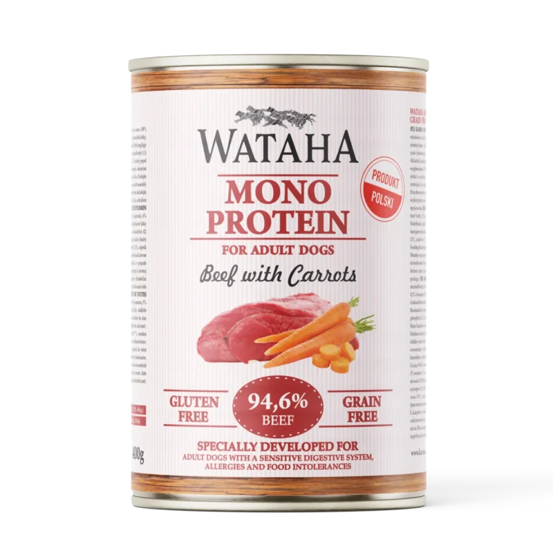 Wataha Mono wołowina z marchewką adult 400 g