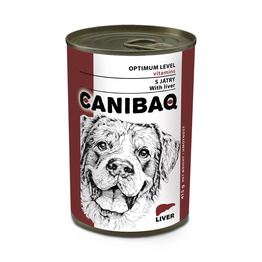 CANIBAQ Classic wątróbka adult 415 g
