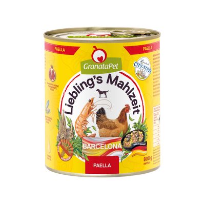 GranataPet Liebling's Mahlzeit City Tour paella adult 800 g × 6