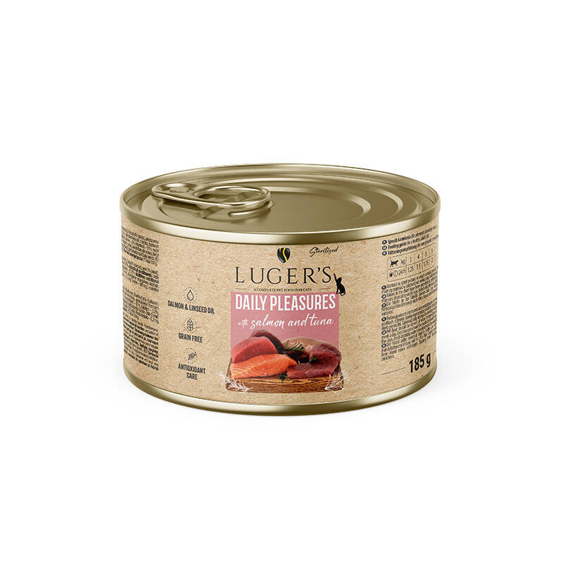 Luger's Daily Pleasures Sterilised tuńczyk, łosoś 185 g