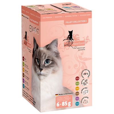Catz Finefood Fillets mix smaków w galaretce 85 g × 6
