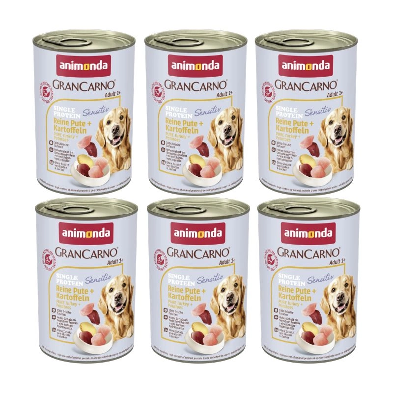 Animonda GranCarno Sensitiv indyk adult 400 g × 6