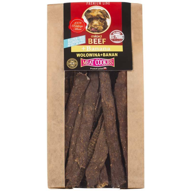 Milord ciastka z bananem wołowina 80 g