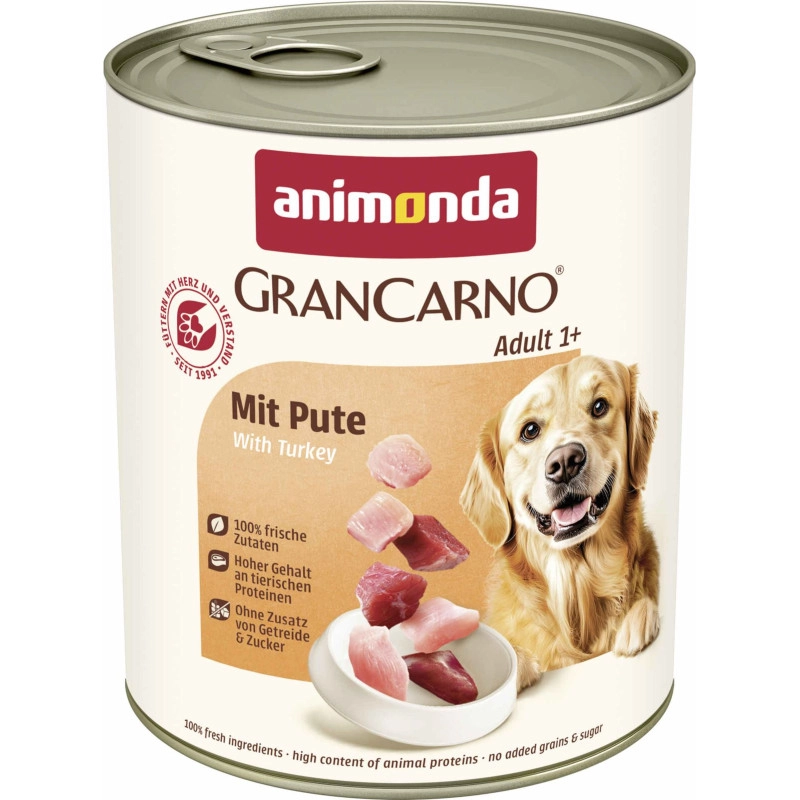 Animonda GranCarno indyk, wołowina adult 800 g